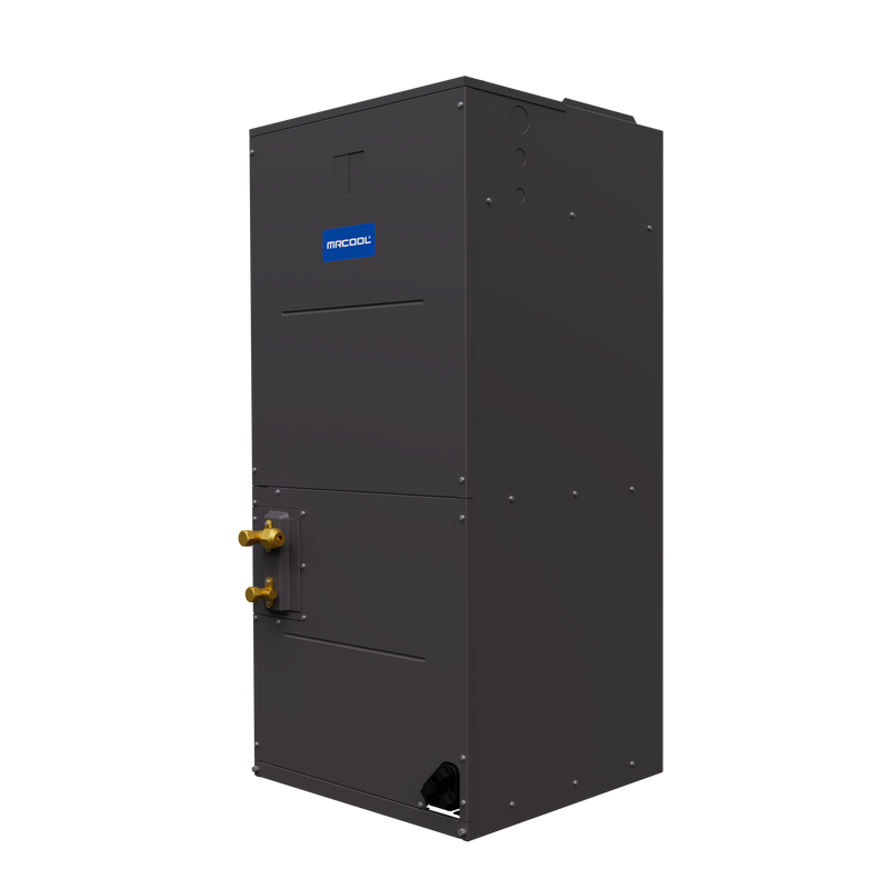 MRCOOL TruInverter 2-ton and 3-ton air handler from the left front corner