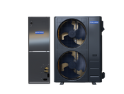 MRCOOL Universal 2nd Gen air handler beside the twin-fan 60,000 BTU Universal condenser, front view