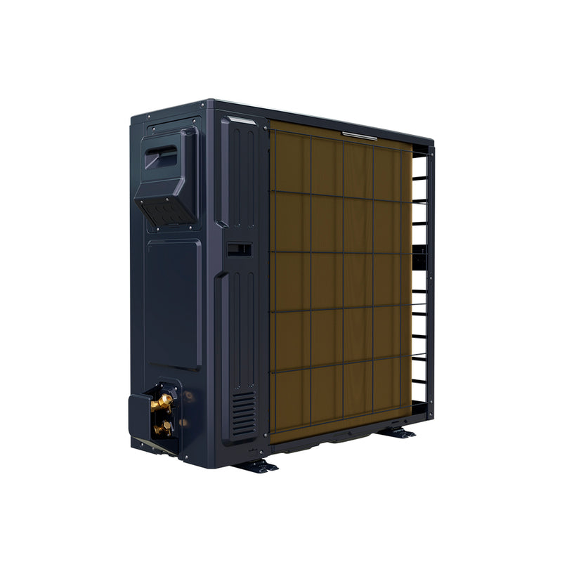 MRCOOL Universal 36,000 and 48,000 BTU condenser, rear coil and connection side
