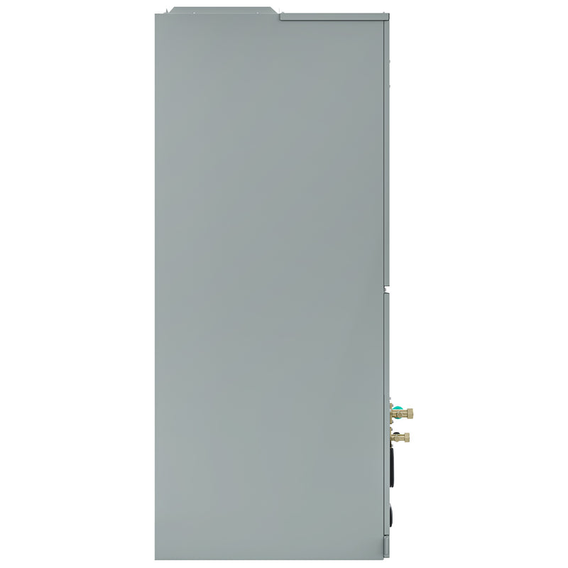 MRCOOL VersaPro air handler, side panel with refrigerant line stubs