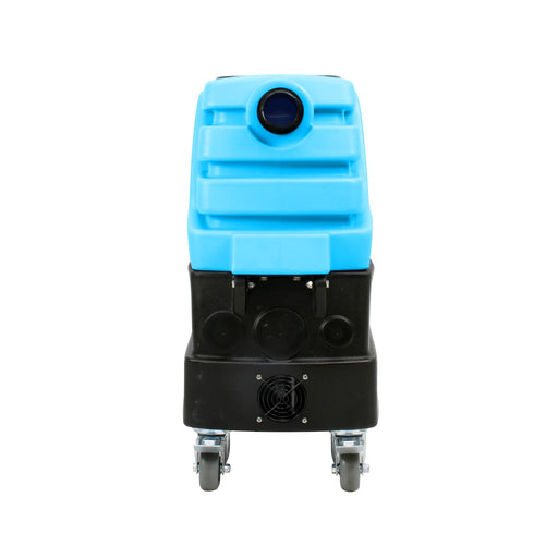 Mytee 7303LX Air Hog vacuum booster, front view with vacuum inlet