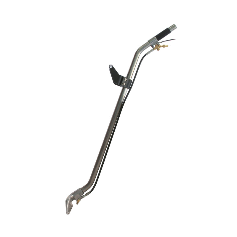 Mytee 8300-EZ 12" dual jet wand, left side view showing the S-bend tube