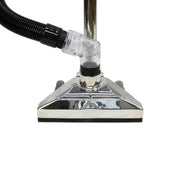 Mytee 8314SW Bentley Pro speed wand, close-up of the stainless steel head and see-through elbow