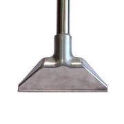 Mytee 8390-EZ 10" single jet wand, close-up of the 10" polished aluminum head