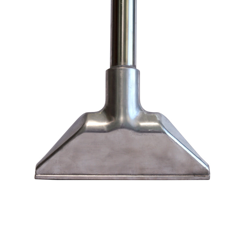 Mytee 8390-EZ 10" single jet wand, close-up of the 10" polished aluminum head