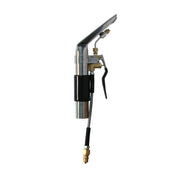 Mytee 8400 stainless steel upholstery tool, front view with solution lead