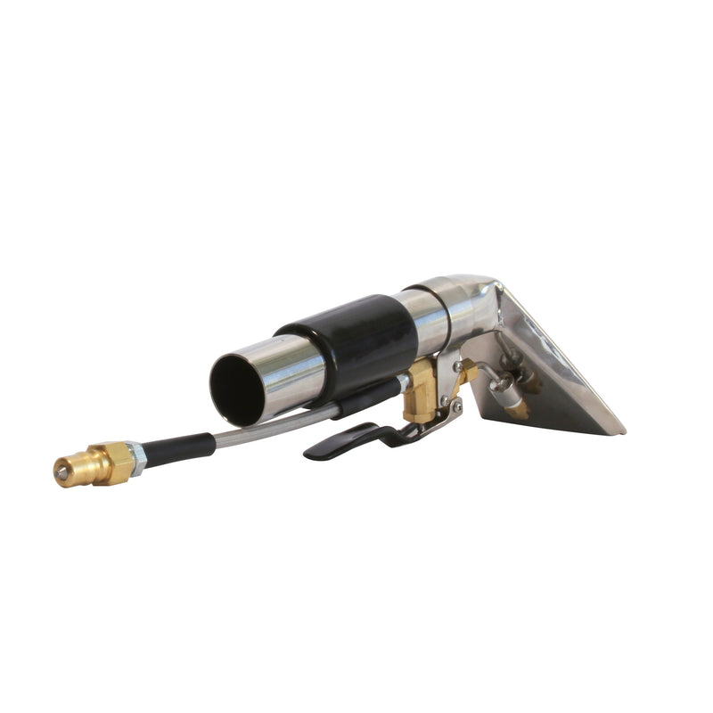 Mytee 8400 stainless steel upholstery tool, rear right view