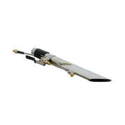 Mytee 8700 stainless steel crevice tool, front right three-quarter view