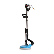 Mytee 8903 wand style Spinner tile and grout tool, front left three-quarter view