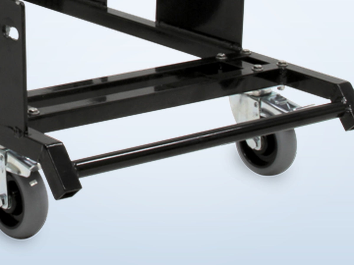 4" Locking Casters Up Front
