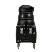 Mytee BZ-102LX-AUTO Breeze carpet extractor, front view with auto-fill and pump-out connections