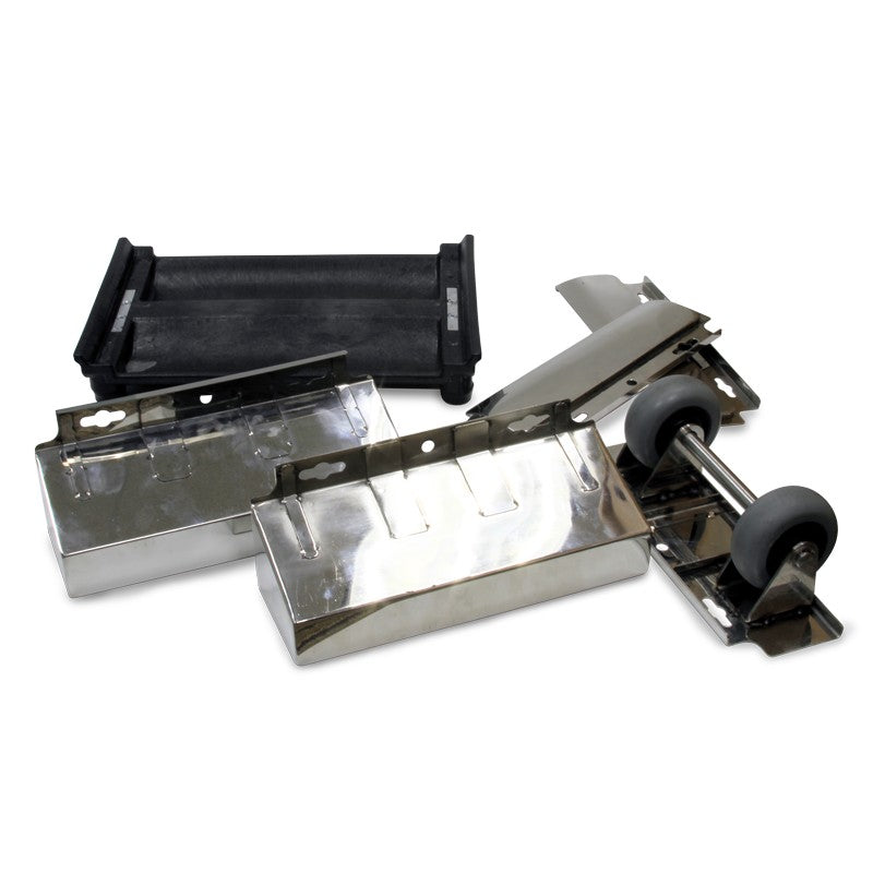 Mytee CRB3010 Carpet Shark 10 inch brush machine, renovator attachments, wheel attachment and storage tray