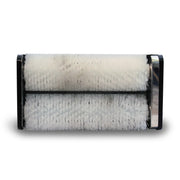 Mytee CRB3017 Carpet Shark 17 inch brush machine, underside with two soft white carpet brushes