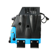 Mytee ETM-LX-PLUS Escape Plus electric truckmount, left side view with mounting feet