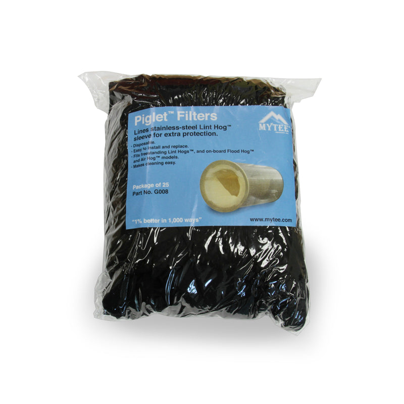 Mytee G008 Piglet nylon filters, pack of 25 in the bag