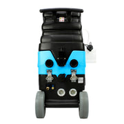 Mytee LTD12-LX Speedster LTD carpet extractor, rear view with auto-fill and pump-out connections