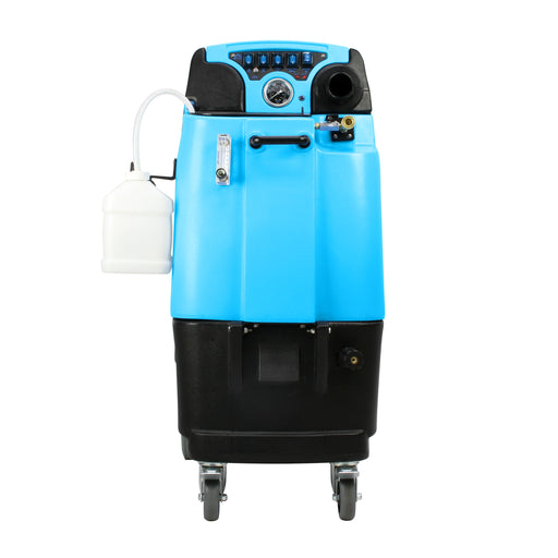 Mytee LTD3 Speedster LTD heated carpet extractor, front view showing the switch plate