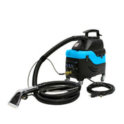 Mytee S-300H Tempo heated spotter, front left view with hose and Air Lite tool