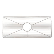 Nantucket Sinks BG-HC30 stainless steel bottom grid for Hyannis-30 and Chatham-30 sinks, top view, white background