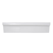 Nantucket Sinks Canal35-90 vessel sink front view showing the straight profile and rim
