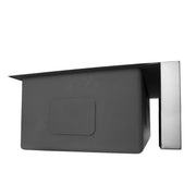 Nantucket Sinks EZApron33-9 side profile of the apron panel and undermount bowl