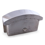 Nantucket Sinks FSSH3322 rear underside view showing the bowl back and drain fitting
