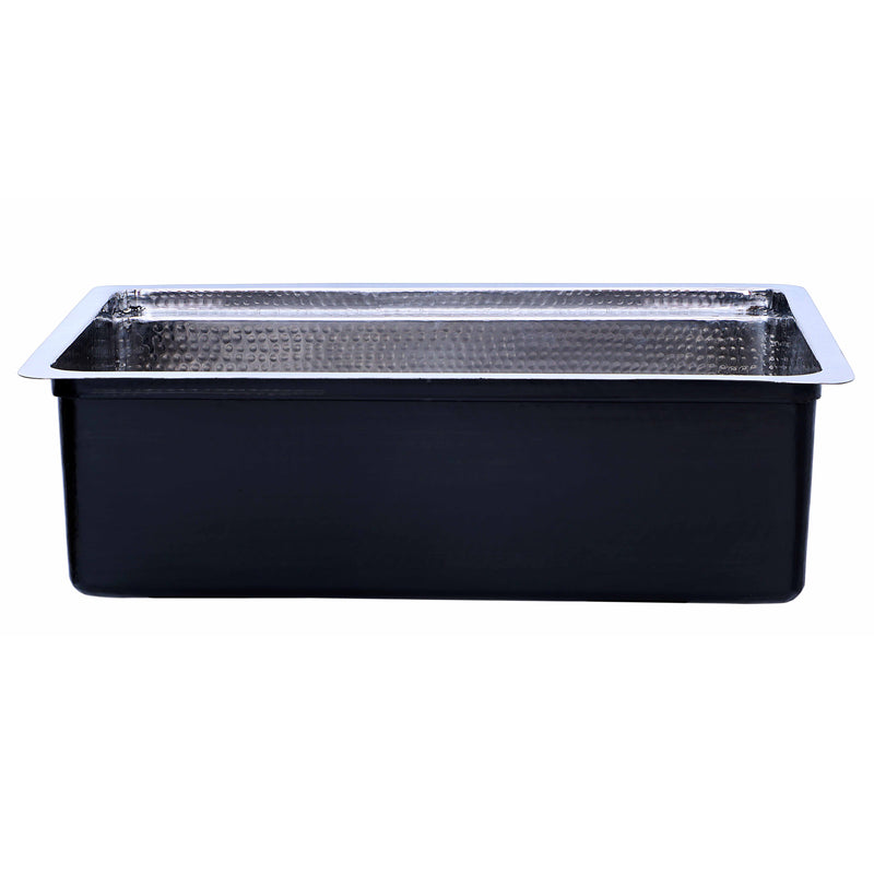 Nantucket Sinks KSSH-PS-3220 front view of the rim and padded underside