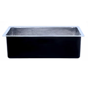 Nantucket Sinks KSSH3219-10 front view showing the polished rim and padded underside