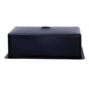 Nantucket Sinks KSSH3219-10 underside view of the insulated bowl and drain opening