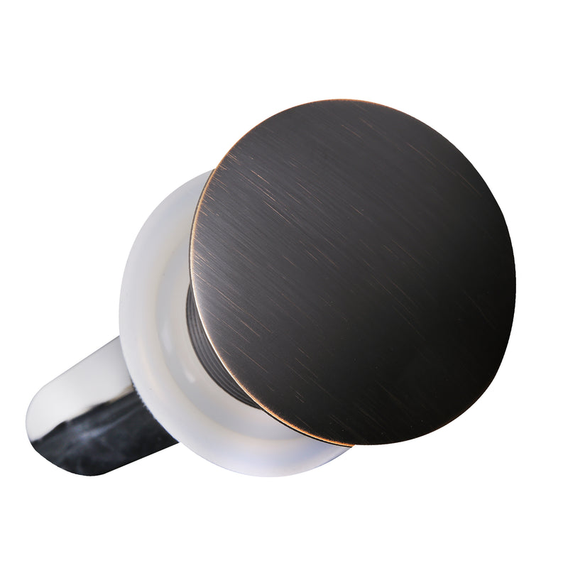 Nantucket Sinks NS-UD-BRORB close three-quarter view of the brushed oil-rubbed bronze umbrella cap