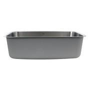 Nantucket Sinks NS3018-9-16 side profile of the bowl and coated exterior