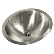 Nantucket Sinks OVS2017 angled overhead view of the bowl with drain fitted