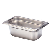 Nantucket Sinks PS20B-REC3 single rectangular stainless steel bin, three-quarter view