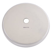 Nantucket Sinks RC7102WV Kiel vessel sink underside with drain hole and Made in Italy stamp