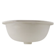 Nantucket Sinks RC78140M Santorini undermount sink side profile of the unglazed exterior and flange