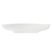 Nantucket Sinks RC79041W Portofino vessel sink side profile of the low tapered body
