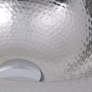 Nantucket Sinks ROS-OF close-up of the hand-hammered texture and drain