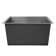 Nantucket Sinks SR2318-12-16 side profile showing the 12" bowl depth