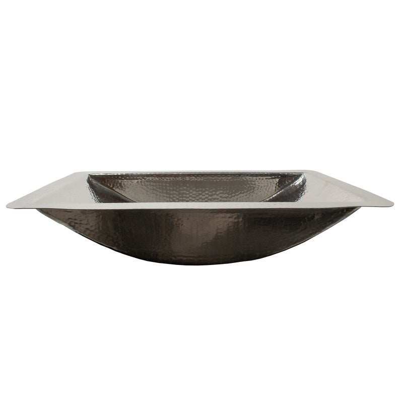 Nantucket Sinks TRS side profile of the trough bowl and rim