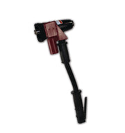 Novatek 1SH VSE shrouded single scaling hammer with long handle and brush dust shroud