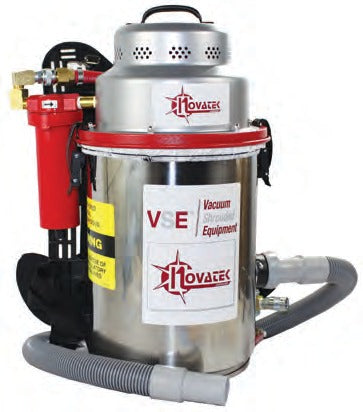 One air line runs vacuum and tool
