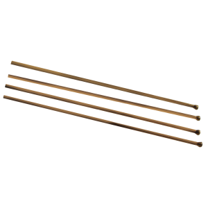 Novatek 3mm beryllium copper flat tip scaler needles, bronze colored