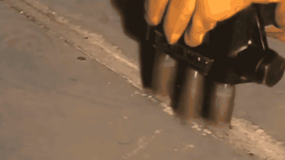 Three pistons across the surface