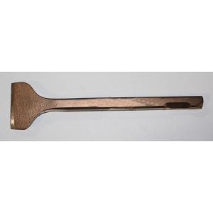 Wide bronze blade on a square shank