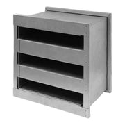 Novatek 16" x 16" x 11.5" dual activated carbon filter, metal box with slide-in carbon trays