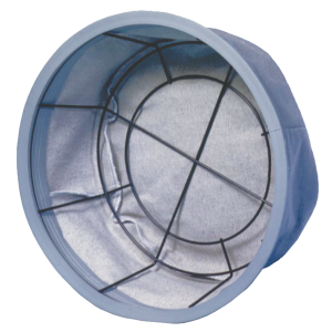 Novatek 14" cloth filter kit, cloth filter seated in its basket