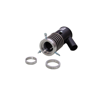 Novatek DDS-3 drill shroud with bellows, vacuum port and two collar rings