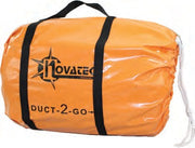 Novatek Duct-2-Go ducting packed in its integrated carry case with handles
