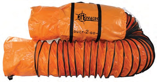 Ducting that packs into its case