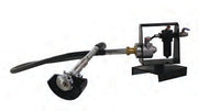 Novatek FlexShaft air motor deck scaler with filter regulator, flex shaft and guarded head